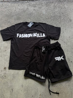Black & White Shorts